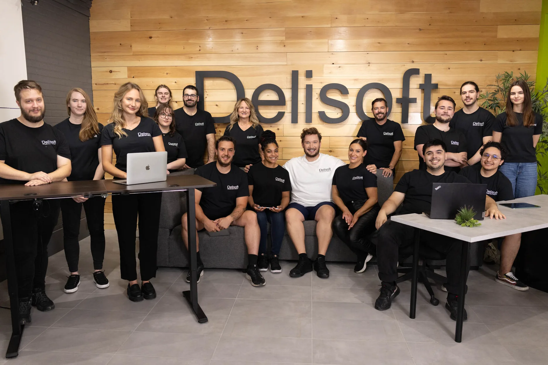 L’équipe de l’agence web Delisoft