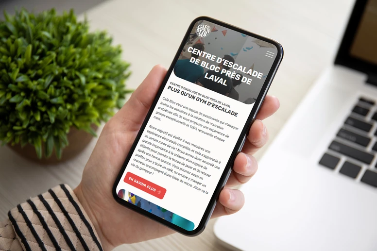 Page d’atterrissage pour une entreprise de votre domaine chalet